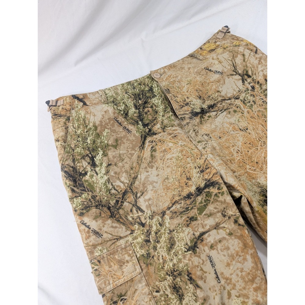 Cabelas Zonz Western Camo Hunting Cargo Pants Mens 42 Reg 42*32 Military Cut EUC